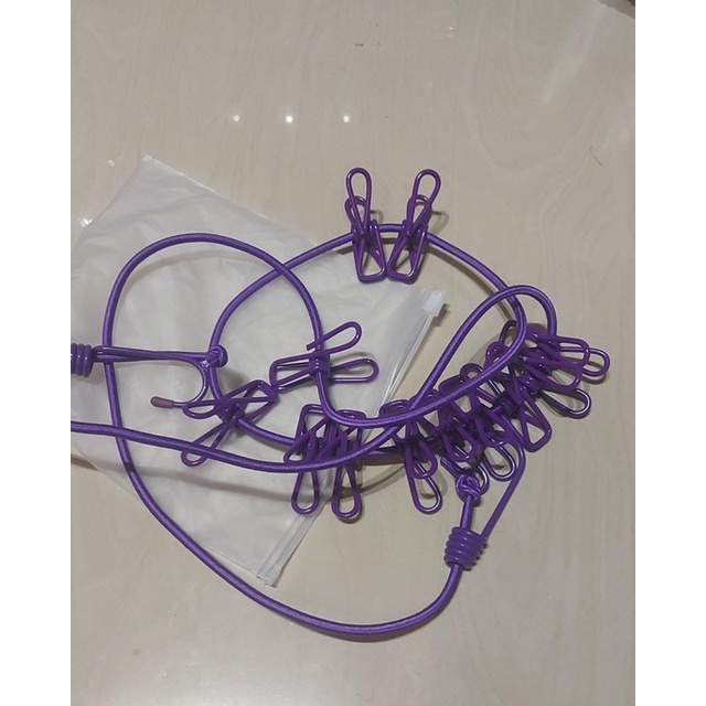 tali jemuran gantugan besi waran random-1