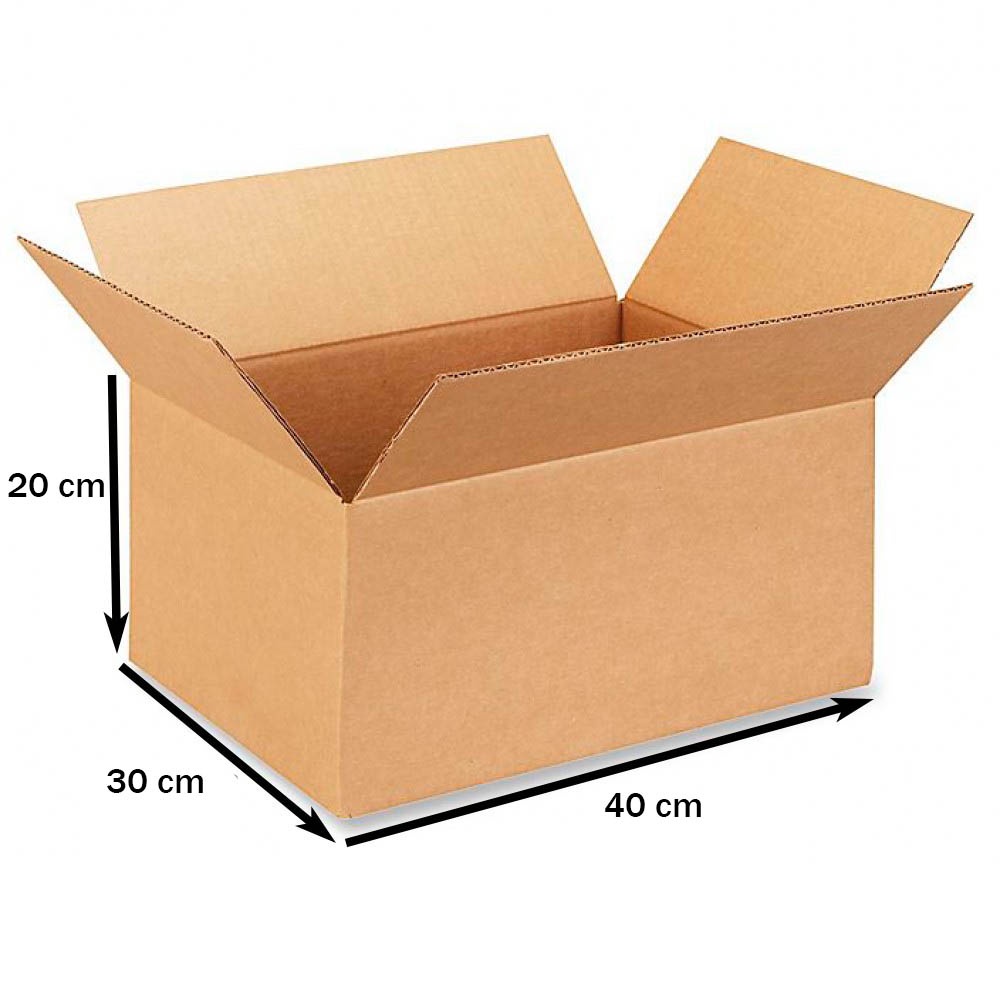 

Kardus - Polos Baru - 40 cm x 30 cm x 20 cm - SWR