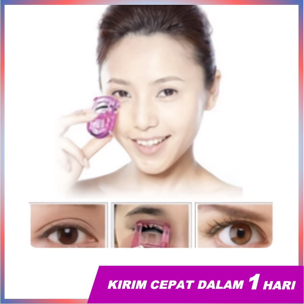 Super 66 Eyelash Curler mini travel penjepit bulu mana unik portable