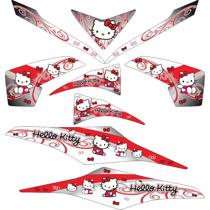 Sticker Mio M3 Striping Hello Kitty v.4
