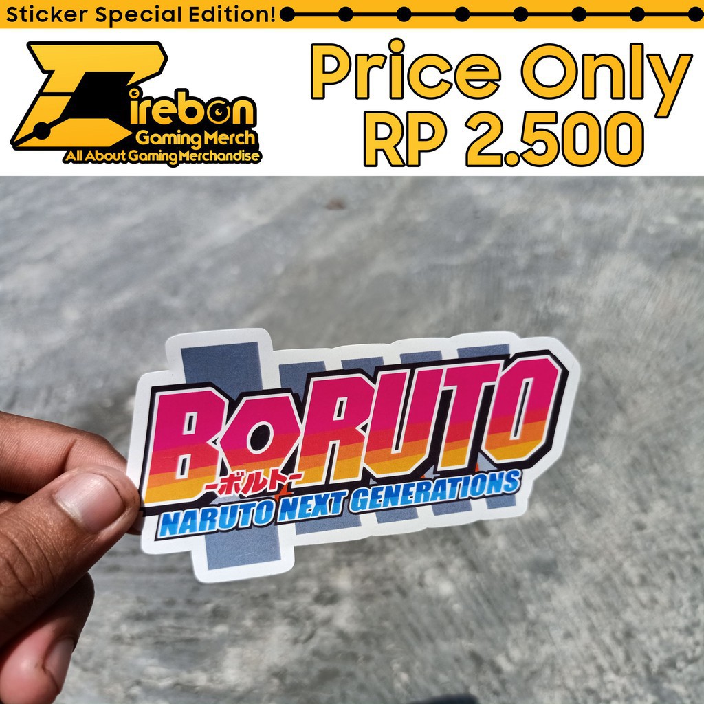 

(PROMO) Sticker Stiker Boruto Naruto The Next Generations Official -Hyna Sticker