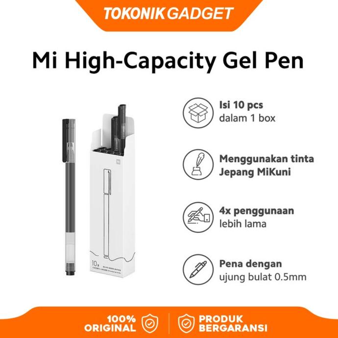 

BISA COD Xiaomi Official Mi Pen High Capacity Gel Pen Alat Tulis Stationery/PULPEN GEL/PULPEN LUCU/PULPEN 1 PACK/PENSIL WARNA/PENSIL 2B/PENGHAPUS JOYKO/PENGHAPUS LUCU/RAUTAN PENSIL PUTAR/RAUTAN ELEKTRIK/SPIDOL WARNA/SPIDOL PERMANEN/SPIDOL