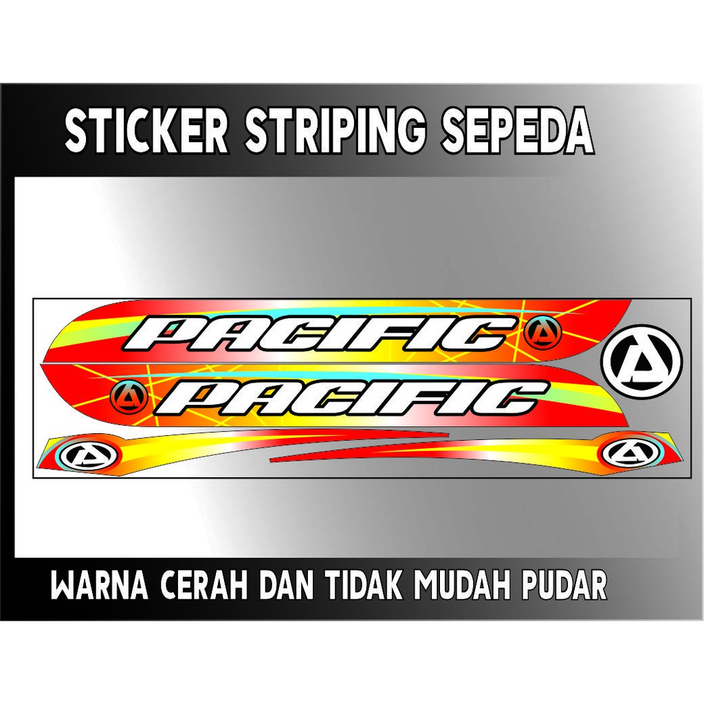 VARIASI STRIPING SEPEDA BIKE TO PACIFIC TO