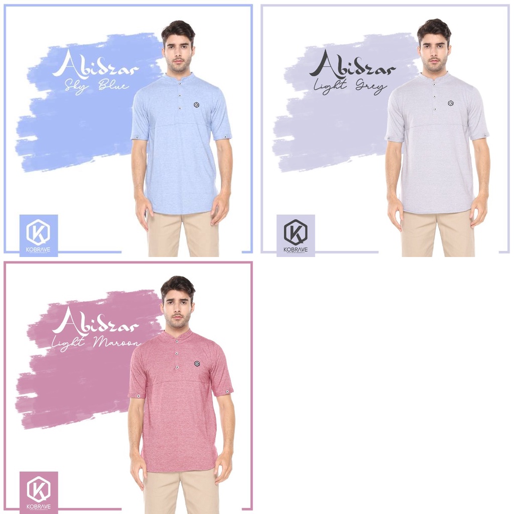 PROMO Koko Kaos Kobrave Abidzar Series Kurta Kekenian Size Jumbo