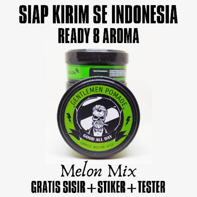 POMADE AROMA GENTLEMEN OILBASED HARGA GROSIR TERMURAH TERLARIS BUKAN POMADE WARNA