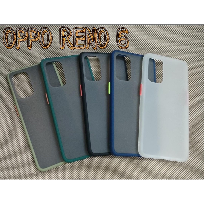 CASE OPPP RENO6 4G HARDCASE DOFF AERO MY CHOICE SILIKON PELINDUNG BODY HP