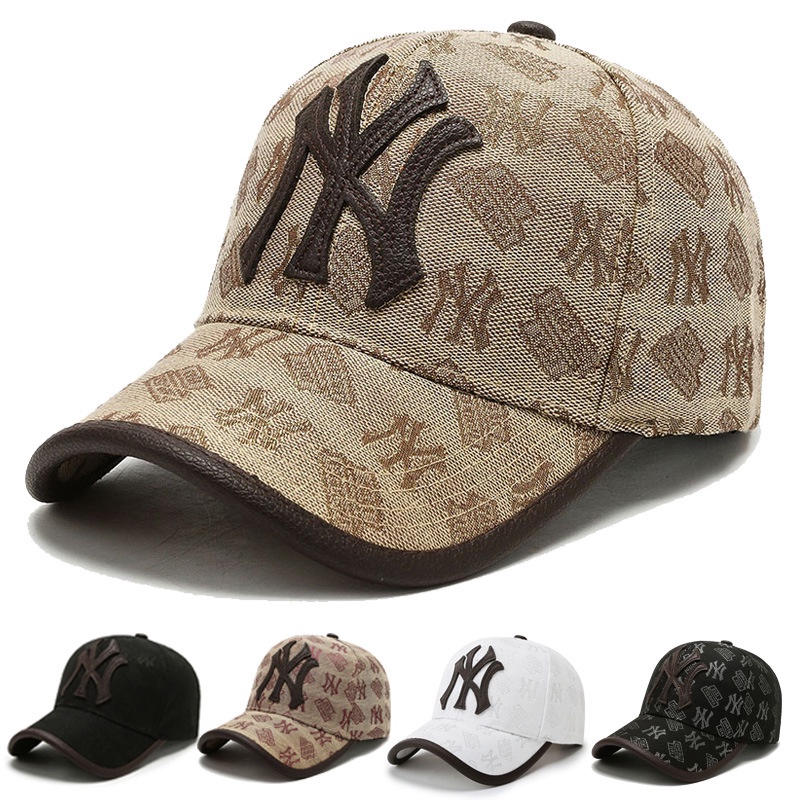 NEXTSTOPID-139 Topi Baseball Motif NY Model Terbaru