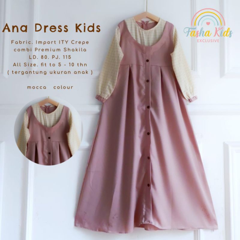 Ana dress kids/Fasha kids