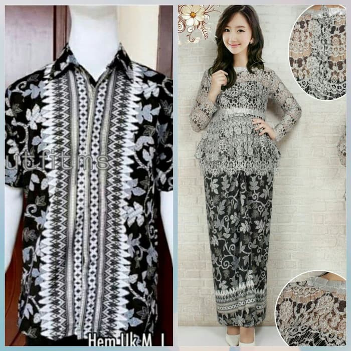 Terbaru stelan kebaya brukat modern couple terbaru Limited