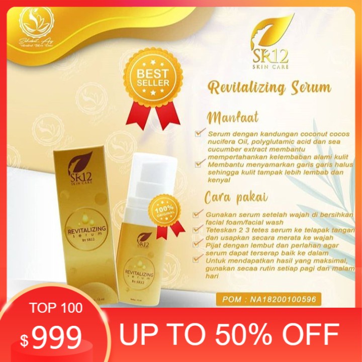 TERLARIS  SERUM REVITALIZING / SERUM MATA PANDA / SERUM  BPOM | SR12 SKINCARE