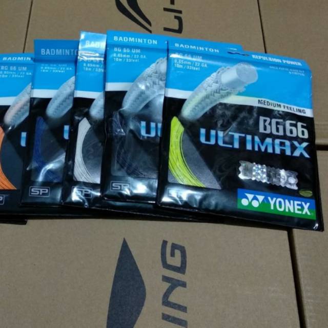 Bg 66 ultimax/ORIGINAL/yonex/senar/badminton/bulutangkis/raket/ultimax/ultimex/bg 66