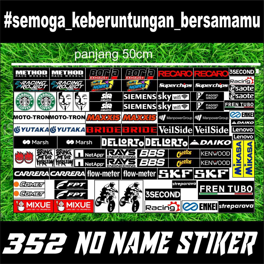 stiker stiker (352) stiker racing / stiker baru / stiker motor / stiker sponsor