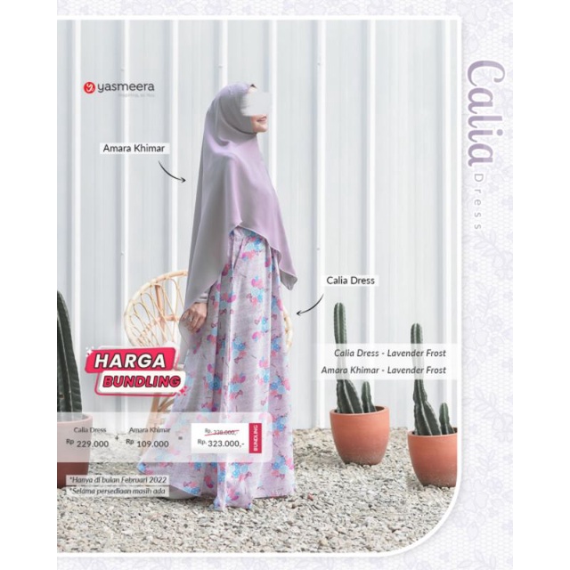 Calia Dress + Amara Khimar by Yasmeera