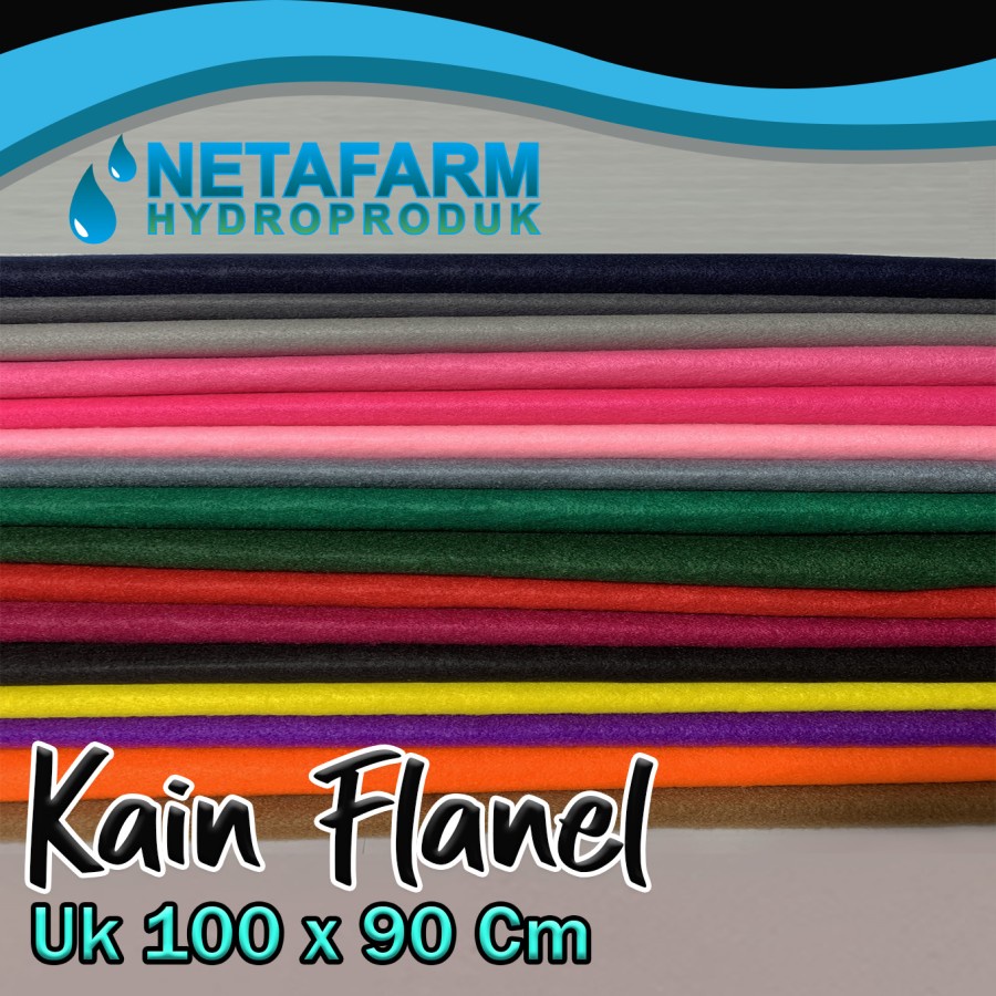 Kain FLANEL / ACRYLIC FELT bisa untuk Kerajinan Craft dan Hidroponik - 1 meter