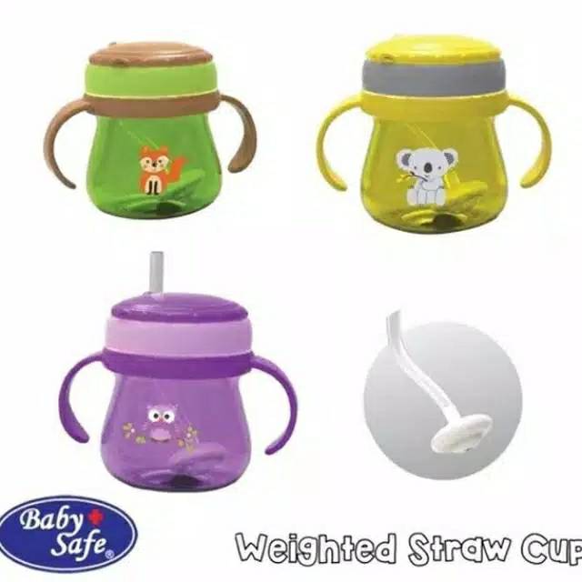 BABY SAFE - TRAINING CUP WITH STRAW (JP019) / BOTOL LATIHAN MINUM BAYI