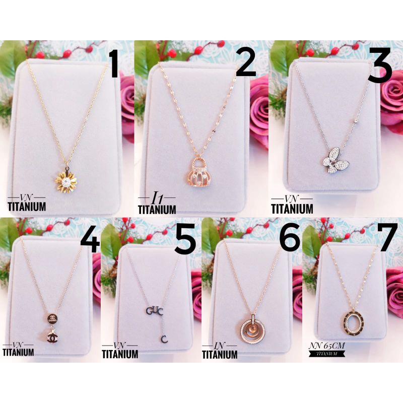 (RANDOM) Kalung Titanium Cantik 38222