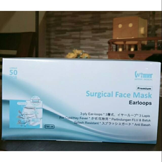 Ready masker - Winner medical premium surgical face mask earloops