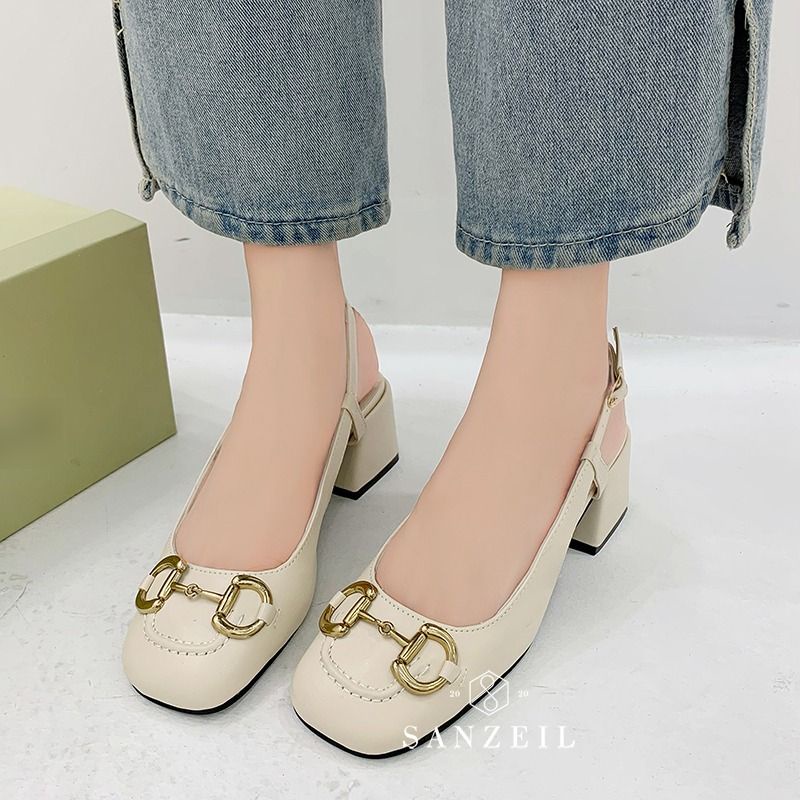 RYX - Dovy Strappy Sepatu Hak Tahu Wanita Fashion Casual - Ori Import