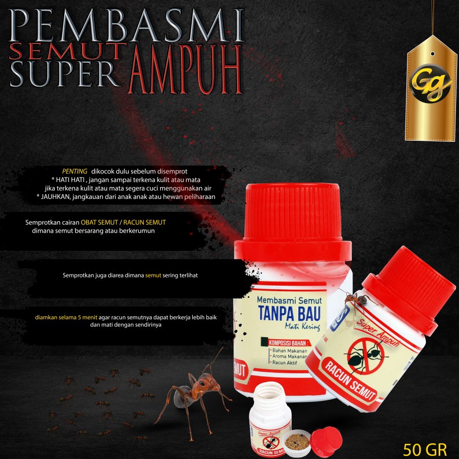 Serbuk Pembasmi Serangga/Serbuk Pembasmi Semut Super Ampuh