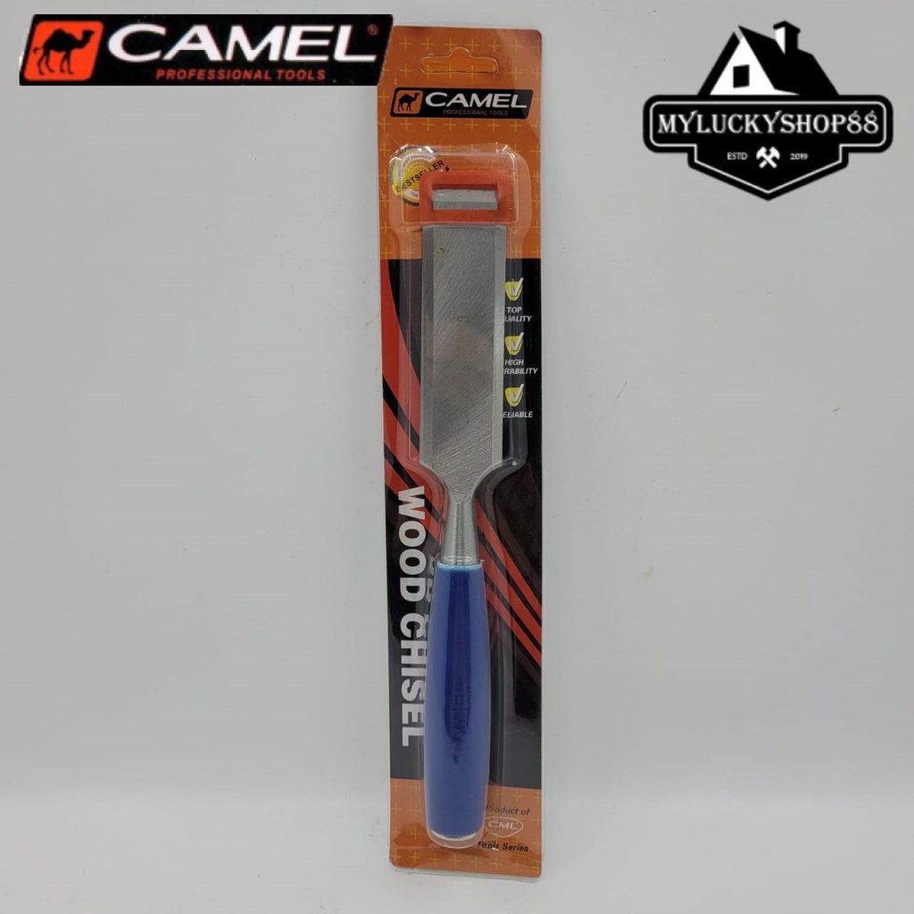 Pahat Kayu Gagang Fiber Camel 1-1/4&quot; Wood 1.25 Inch Pisau Ukir Kikir