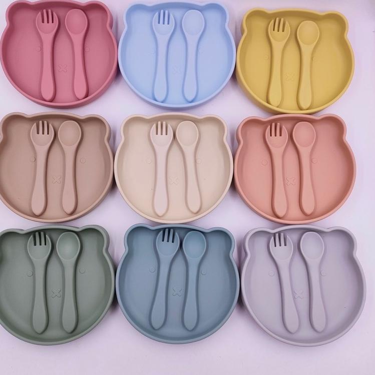 "GE. 409962" Piring Silikon Anak / Feeding Set Anak / Piring Silikon