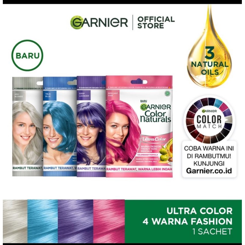 Garnier Ultra Color Natural Warna Fashion Pastel