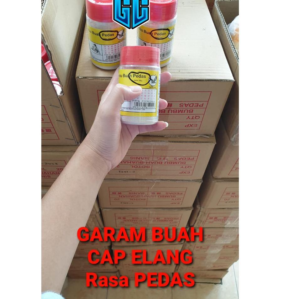 BEST garam buah jambu kristal cap elang garem kiamboy garam rujak kemasan botol