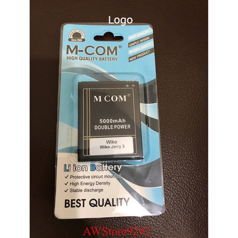 Mcom Battery Batre Baterai Double Power Mcom Wiko Jerry 3