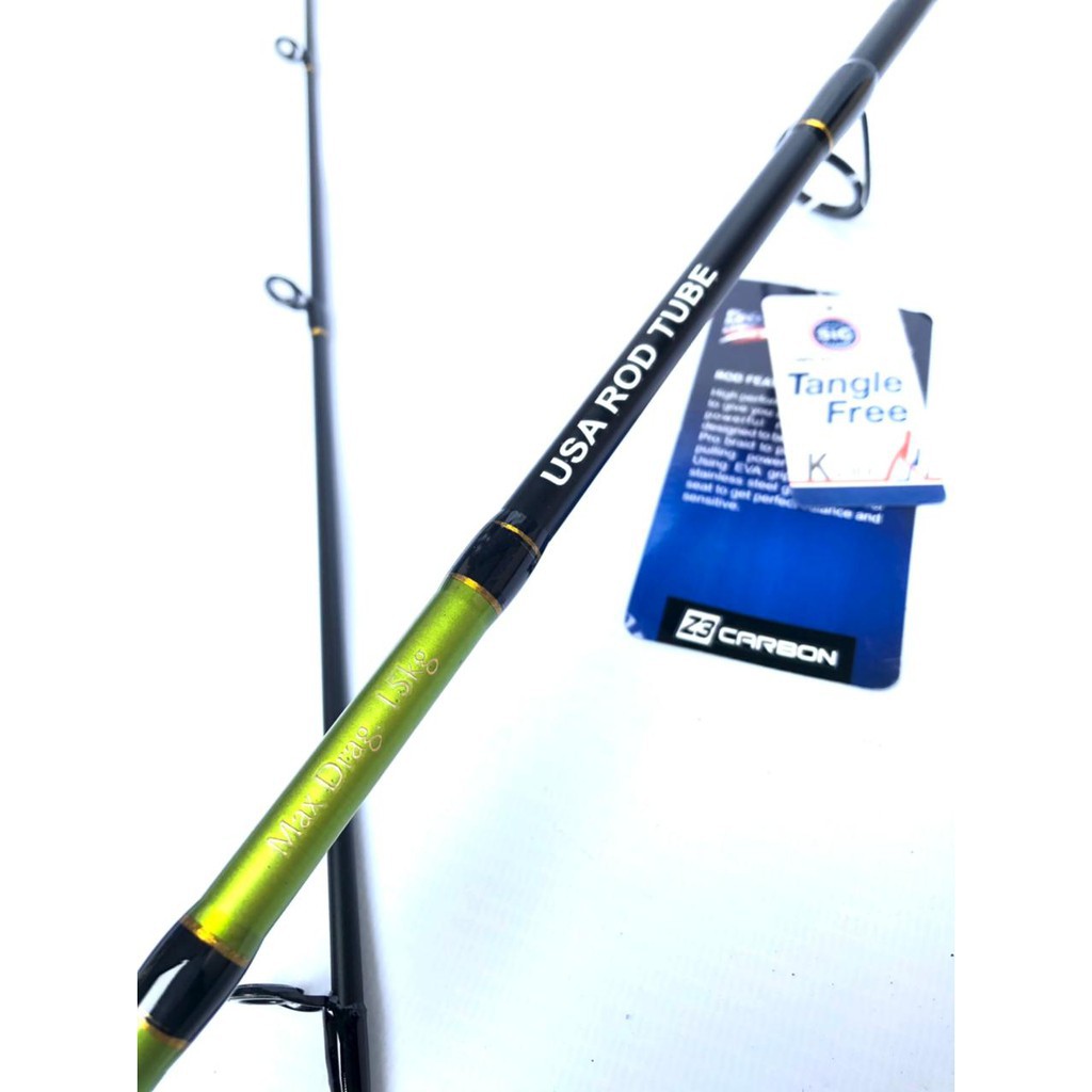 Joran Pancing Magno Sharky 1.65cm 1.80cm 8-17lb 15kg Carbon Solid TERBAIK