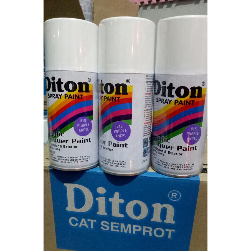 cat semprot Pilok pilok diton purple angel 818 300cc unggu cerah 300cc