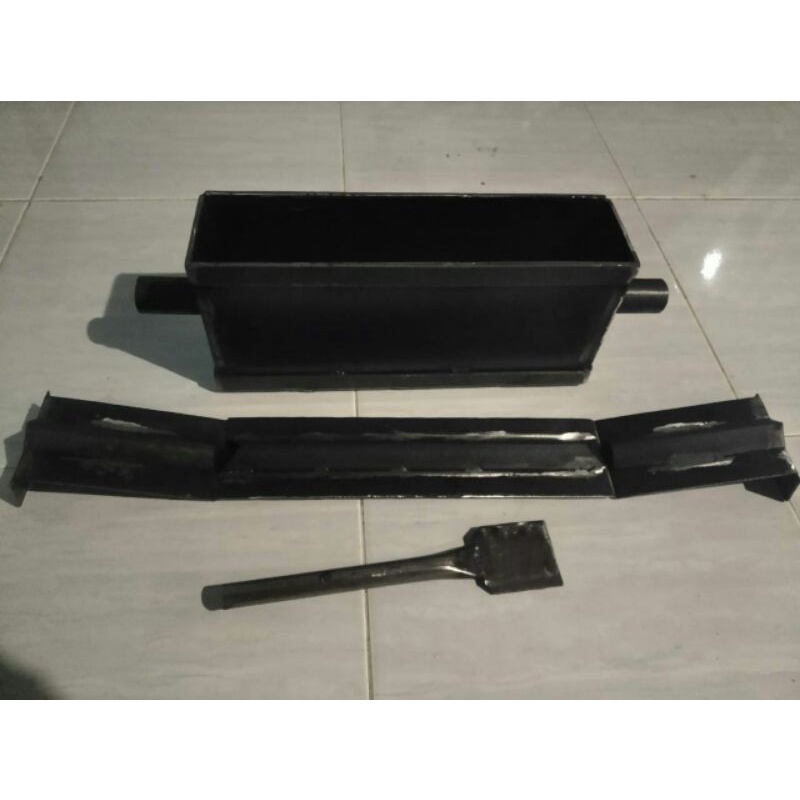 cetakan batako engsel ukuran 30*15*10 tebal besi 2,5 mm