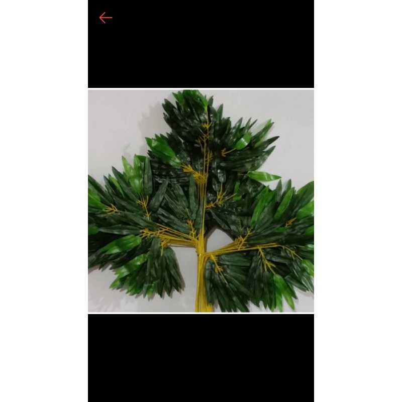 Daun Bambu Kuning artificial