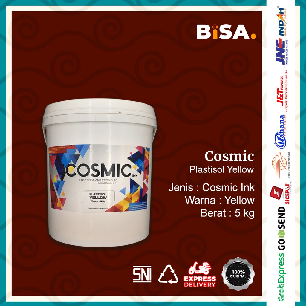 TINTA SABLON PLASTISOL COSMIC WHITE/PUTIH 5KG