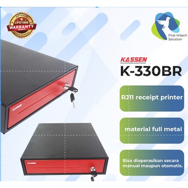 CASH DRAWER - KASSEN K-330 BR MINI CASH DRAWER
