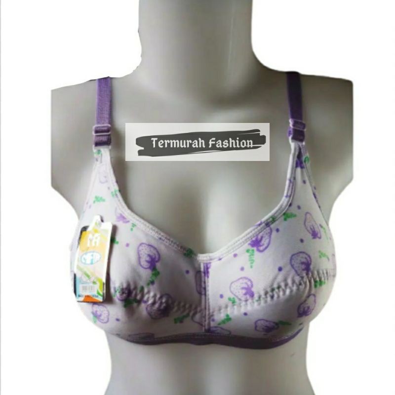 Termurah Fashion (COD) SATUAN BRA PRINTING - BH REMAJA- BH SPORT - BH TANPA KAWAT - BH BAGUS MURAH