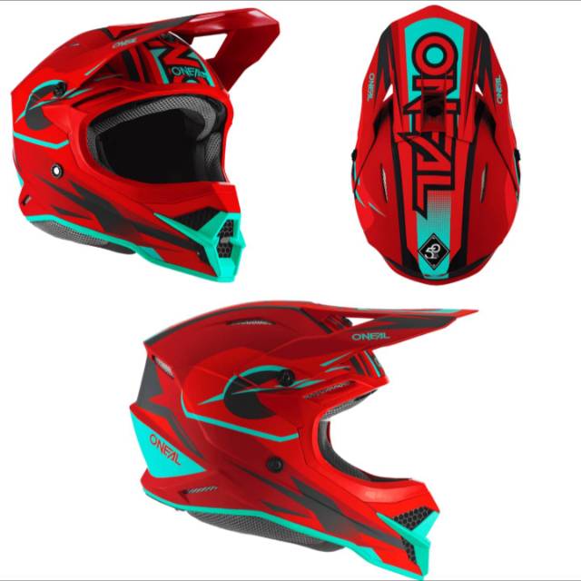 2020 ONEAL HELMET RED/TEAL