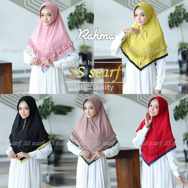 Jilbab instan model bergo rahma