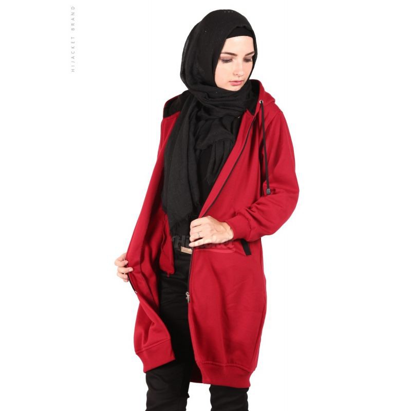 Jaket wanita cantik muslimah syari jumbo jaket wanita big size jaket wanita ukuran besar ori branded