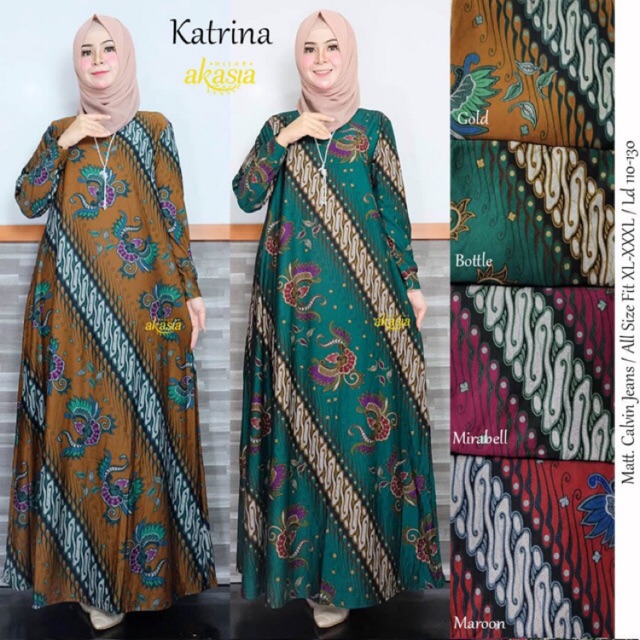 Katrina Dres Dress Batik