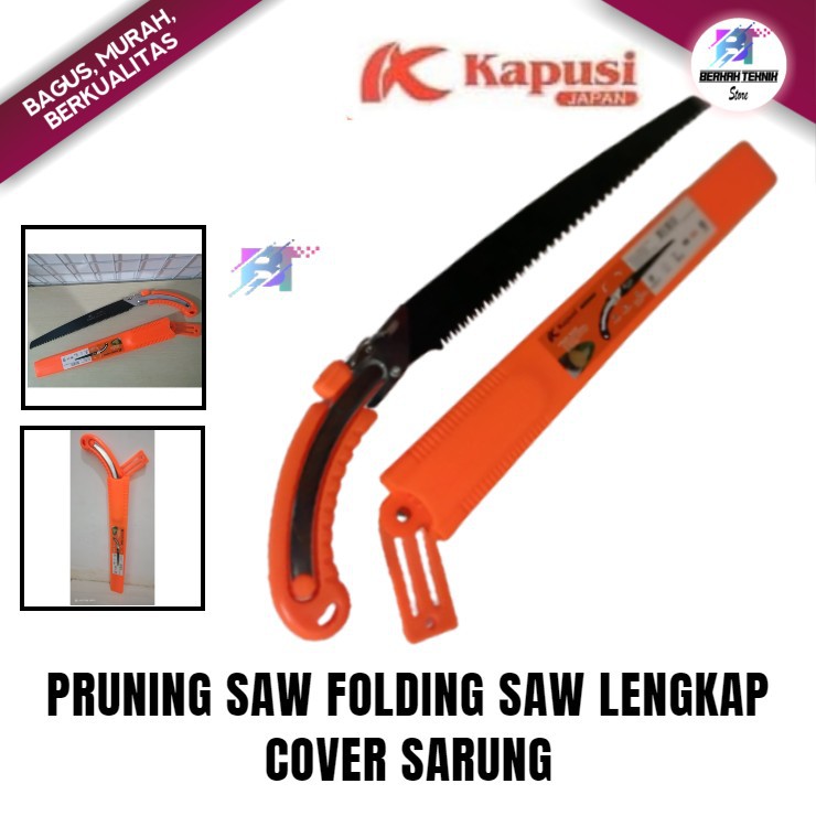 Pruning Saw Folding Saw Lengkap Cover Sarung