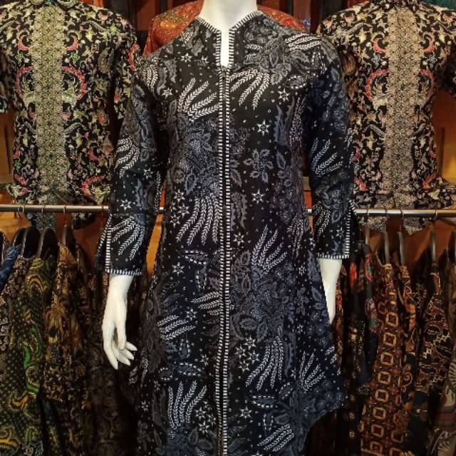 DRESS PESTA BATIK MERMAID DRESS BATIK KANTOR WANITA MODERN MURAH