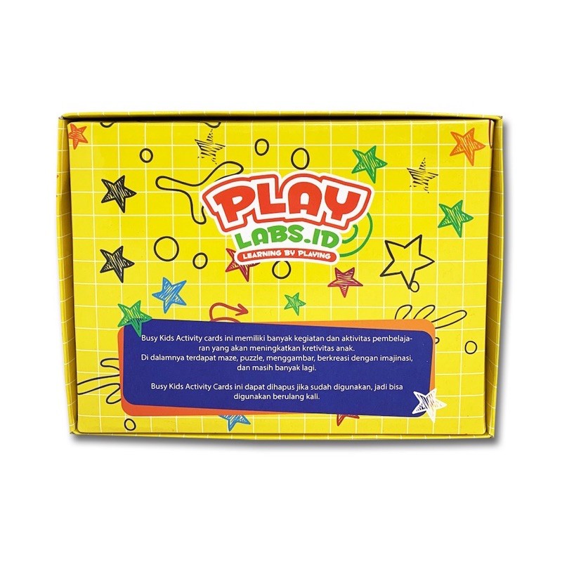 PLAYLABS BUSY KIDS ACTIVITY CARDS - MAINAN EDUKASI