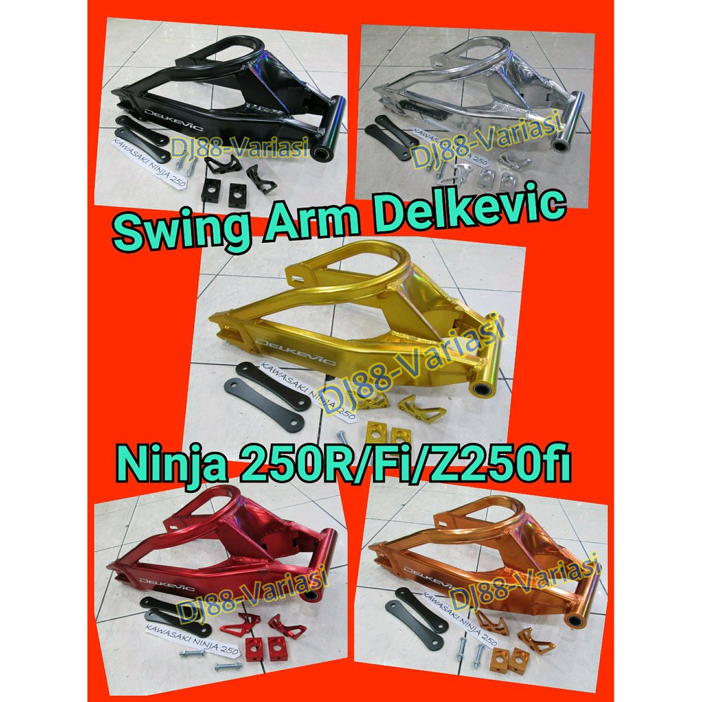 SALE Swing Arm Delkevic Ninja 250r Ninja 250 Fi Z250 Fi Lengan Ayun Delkevic CNC