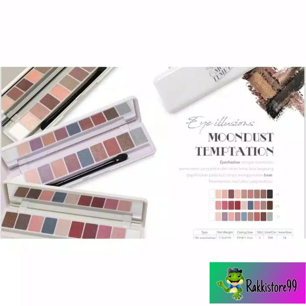 ❣️Rakkistore99❣️Madame Gie Eye Illusions Moondust Temptation Eyeshadow (100% Original)