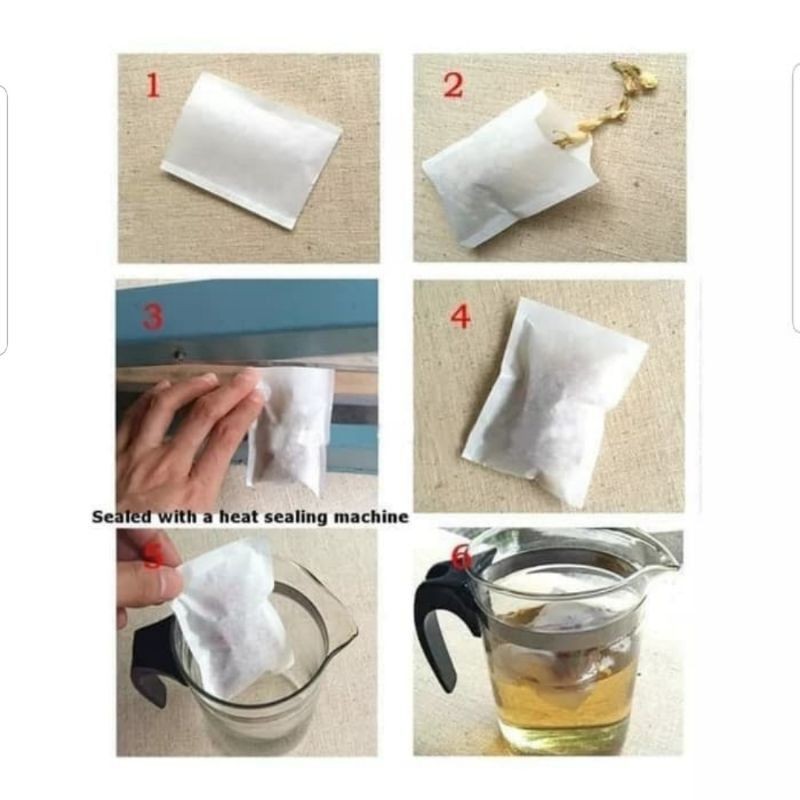 

KANTONG TEH 1000PCS/KANTONG TEH CELUP KOSONG/TEABAG/TEA BAG
