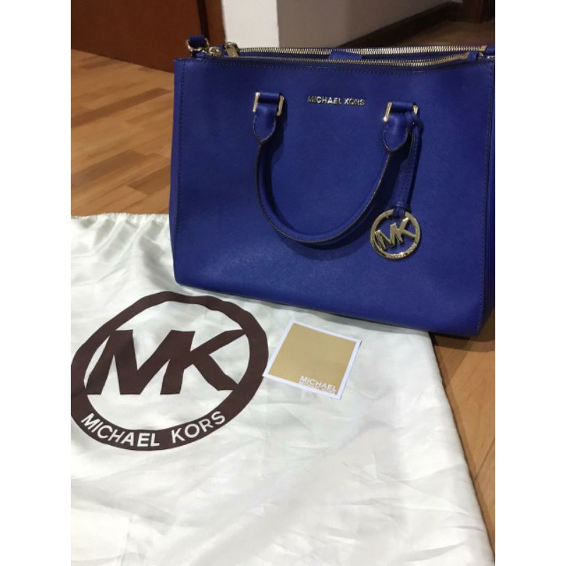Preloved Michael Kors Sutton Large Blue