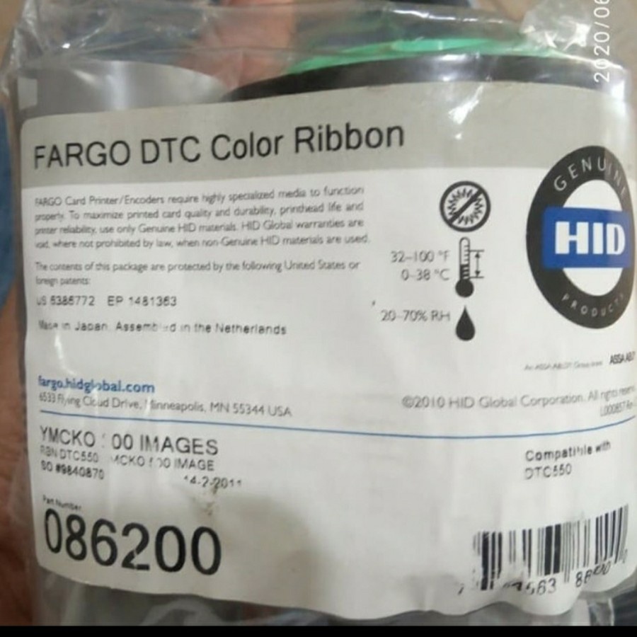 Ribbon Fargo Color DTC 550 PN:086200