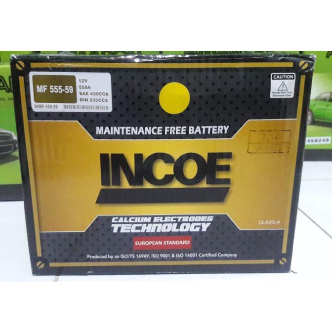 Aki mobil Volvo Series Incoe MF 555-59 Aki kering langgengb4 dijamin