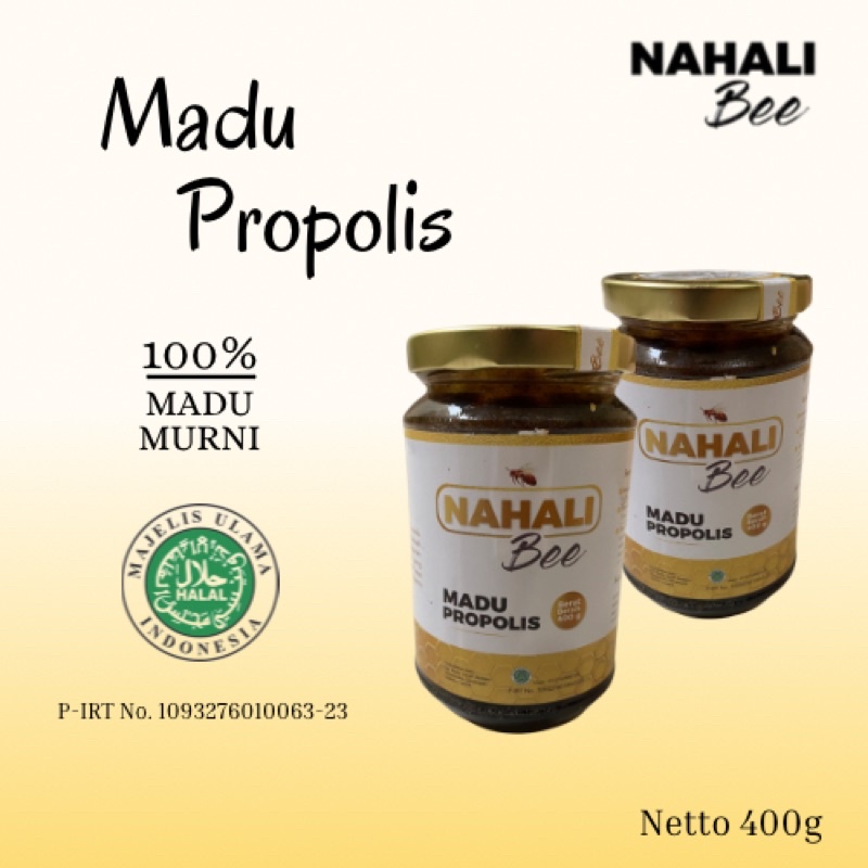 

Madu Murni Asli 100% | Madu Propolis Nahali Bee 400g