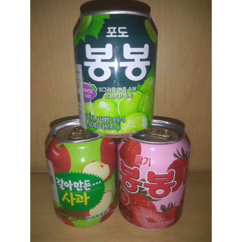 

Haitai minuman rasa buah Korea 238ml